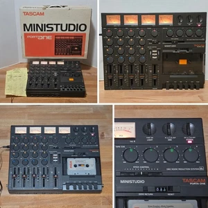 80's Tascam Porta One Mini Studio 4 Track Cassette Recorder With Retail Box - Picture 1 of 20