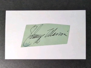 Johnny "Red" Marion (d.1975) Signed Autograph Cut Debut 1935 Washington Senators - Picture 1 of 2