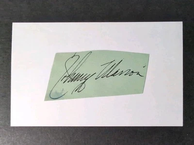 Johnny "Red" Marion (d.1975) Signed Autograph Cut Debut 1935 Washington Senators - Image 1 of 2