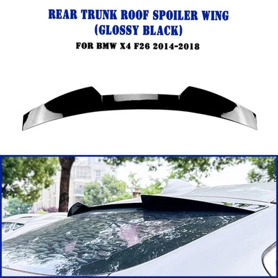 Kit de alerón divisor techo maletero trasero para BMW X4 F26 2014-2018 2016 negro Foto 1 de 4