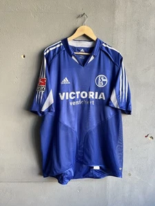 Vintage Adidas FC Schalke 04 #20 Krstajic 2004-2005 Home Soccer Jersey Size 2XL  - Picture 1 of 24