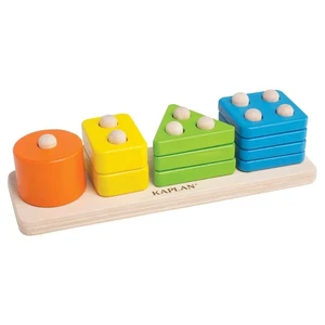 Guidecraft mostrador de madera para niños pequeños de uno a cuatro - Imagen 1 de 3