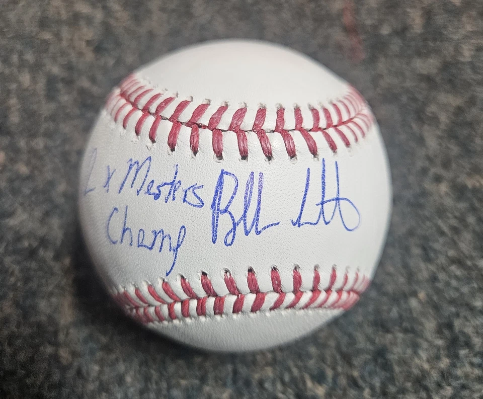 Bubba Watson signed Rawlings OML Baseball JSA Masters Winner Golf Auto 2x MASTER - Image 1 of 1