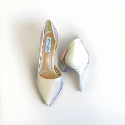 Tacones de tacón de aguja Steve Madden beige nude Preme para mujer talla 8,5 M Foto 1 de 4