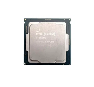 Intel Xeon E-2124G SR3WL 3.40GHz 4 core 8MB 71W LGA1151 CPU processor processeur - Photo 1/4