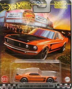 Hot Wheels Premium '69 Ford Mustang Boss 302 Boulevard 123 2025 JBL20-LA10 - Imagen 1 de 7