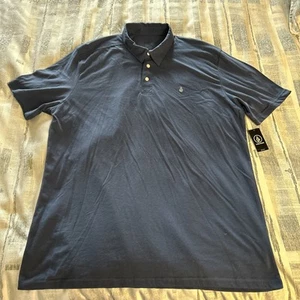 2XL Dark Blue Volcom Banger S/S Polo - Picture 1 of 4