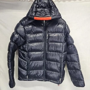 Stellar EQ Puffer Jacket 215m Ultralight Down Hood 2.0 Navy Blue Men's Size XL - Picture 1 of 5