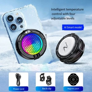 Refroidisseur Téléphone Magnétique Léger avec Vitesses Réglables pour un Re - Photo 1 sur 12