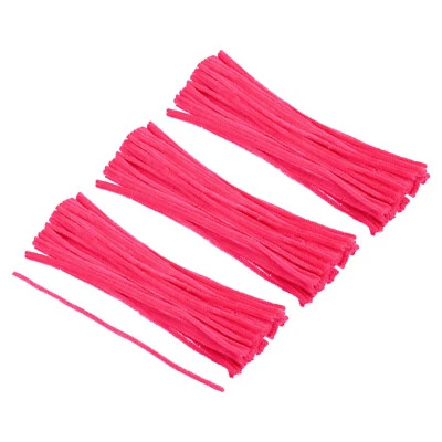 30CM/12" Rohrleitung Sauberer 300 Pack Flexibler Chenille Stiel Rosa - Bild 1 von 4