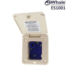 Whale Watermaster Inlet Socket with Integrated Pressure Switch - Ivory - Picture 1 of 1