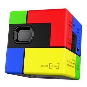 SK SMARTBEAM ART BLACK Portable Mini Beam Projecter DLP LED For Smartphone PCPad - Picture 1 of 10