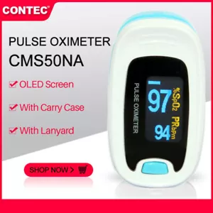Pulse oximeter OLED Finger Heart Rate Oxymetre SpO2 PR Blood Oxygen Monitor FDA - Picture 1 of 9