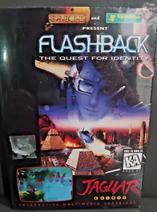 FLASHBACK The Quest for Identity Atari Jaguar Cart w.manual, white insert CIB - Bild 1 von 5