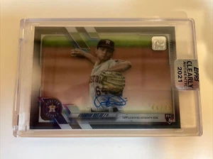Brandon Bielak 2021 Topps Clearly Authentic CAA-BB Auto /75 Astros - Picture 1 of 8