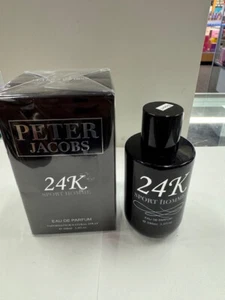 PETER JACOBS 24k SPORT HOMME EDP 100 ML / 3.4 OZ SPRAY SEALED BOX - Picture 1 of 4
