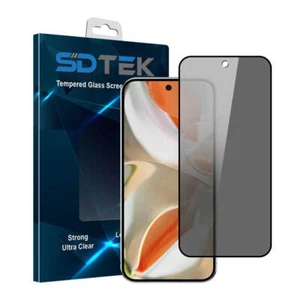 Privacy Screen Protector for Google Pixel 9 Tempered Glass Clear - Picture 1 of 5