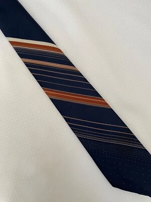 Satines de cuero Wembley Wemlon a rayas azul marino blanco ajustados estrechos de colección Foto 1 de 4