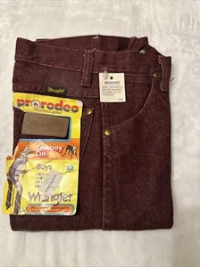 Boys’ Pro Rodeo Cowboy Cut Jeans Maroon 9 Slim 13MWBMW NWT - Picture 1 of 8