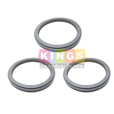 3PK Gray Door Gasket for 27 / 35LB. UNIMAC, HUEBSCH, Speed Q WASHERS - F170123
