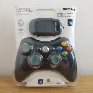 Official Microsoft Xbox 360 & PC Controller with Wireless Dongle Brand New - Picture 1 of 10