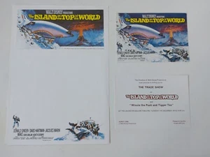Disney The Island At The Top Of The World Trade Show Ticket & Flyer Header 1974 - Bild 1 von 4