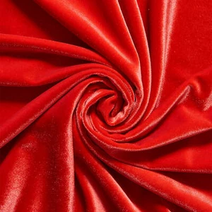 Stretch Velvet Polyester Spandex Heavyweight 60/61 Inch Fabric By The Yard - Picture 1 of 99