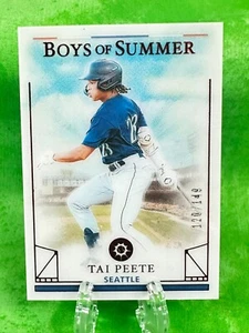 Tai Peete /149 (RC) RED - 2024 Panini Boys of Summer - #78 Seattle Mariners - Picture 1 of 11