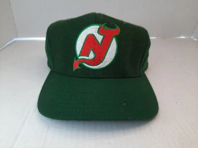 De colección Prostar NHL New Jersey Devils Snapback Sombrero Verde Raro (LEER POR FAVOR) Foto 1 de 4