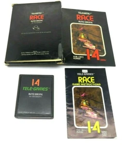 Race (Atari 2600, 1977) By Sears Gatefold (Box, Cartridge & Manual) NTSC #1 - Picture 1 of 12