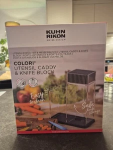 Neuer Kuhn Rikon Colori Utensilien Behälter und Messer Block - Bild 1 von 4