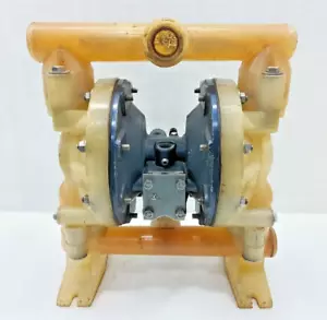 INGERSOLL RAND ARO 6661AJ-322-C AIR DOUBLE DIAPHRAGM PUMP 1" POLYPROPYLENE - Picture 1 of 7