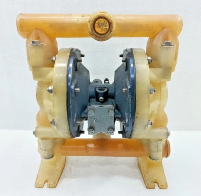 INGERSOLL RAND ARO 6661AJ-322-C AIR DOUBLE DIAPHRAGM PUMP 1" POLYPROPYLENE - Image 1 of 4