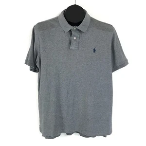Polo de Ralph Lauren Pima Polo de Tacto Suave Para Hombre Grande Gris 100% Algodón - Imagen 1 de 12