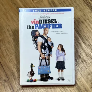 The Pacifier (DVD, 2005) Disney Vin Diesel Family Movie Rated PG DVD and Case - Imagen 1 de 4