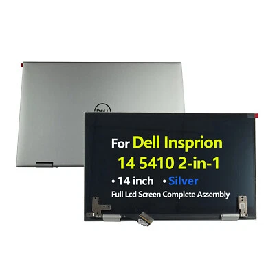 New For Dell Inspiron 14 5410 2-in-1 14" FHD LCD Screen Assembly Silver 0DC1RR - Image 1 of 4