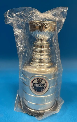 Rare Vintage 1999 Labatt's Edmonton Oilers Mini Stanley Cup sealed in bag Cover