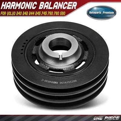 Engine Harmonic Balancer for Volvo 240 242 244 245 740 745 760 780 S90 V90 940 - Image 1 of 4