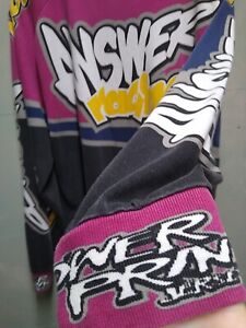 🏆Vintage Motocross Kit  Jersey Answer 90s Original (Not Repro) Evo Classic 