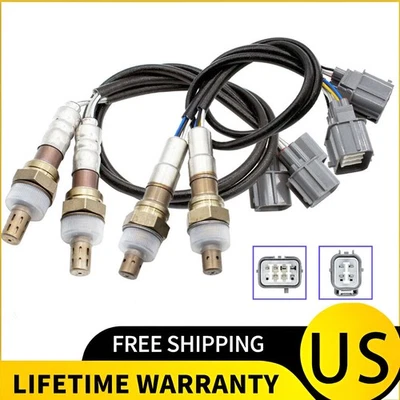 Juego 4 sensores de oxígeno O2 para Honda Pilot 2005-2008 3,5 L V6 aguas arriba y aguas abajo Foto 1 de 4