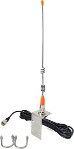 VHF Marine Antenna 156-163Mhz Aerial with Bracket 5M RG58 Cable Compatible with - Afbeelding 1 van 9