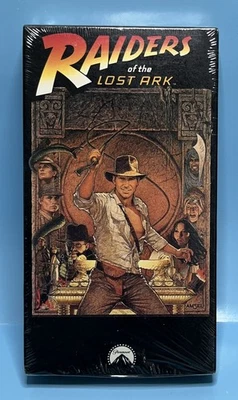 Indiana Jones Raiders Of The Lost Ark (VHS, 1989) New Sealed Paramount Watermark - Image 1 of 4