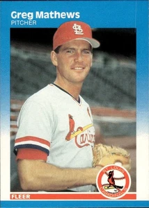 1987 Fleer #303 Greg Mathews - Bild 1 von 2