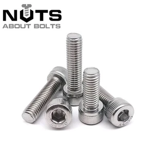 M4 M5 M6 M8 M10 HEX SOCKET CAP SCREWS ALLEN KEY BOLTS A4 MARINE GRADE STAINLESS - Picture 1 of 7