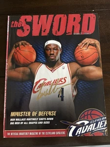 Fotografía autografiada enmarcada de Ben Wallace Cleveland Cavs/Pistons cubierta de revista - Imagen 1 de 2