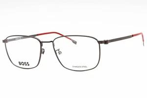 HUGO BOSS HB1362F-KJ1-56 Eyeglasses Size 56mm 17mm 145mm ruthenium Men - Picture 1 of 5