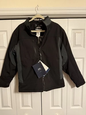 RefrigiWear Softshell Jacket 0490R Small Black Gray NWT Insulated Work Coat - Image 1 of 4