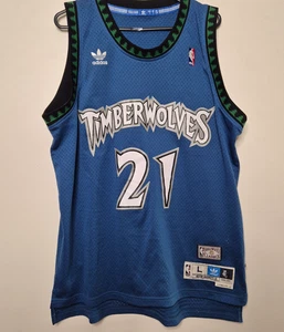 NBA Minnesota Timberwolves Basketball Jersey Singlet #21 Garnett Size L Adidas - Bild 1 von 7