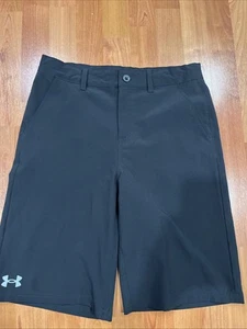 Under Armour Boys Golf Shorts Size 18 Black - Picture 1 of 4