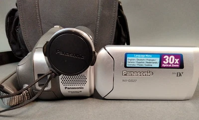 Panasonic MiniDV Camcorder NV-GS27 Handheld Cassette 30x Optical Zoom AL/JP - Image 1 of 4